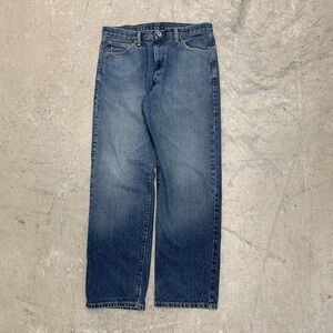 Polo Ralph Lauren Jeans 33x31 Blue Pants Relaxed Straight Baggy Denim Tag 34